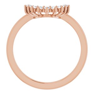 Halo-Style Floral Engagement Ring or Band