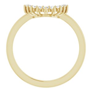 Halo-Style Floral Engagement Ring or Band