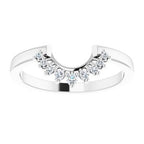 Halo-Style Floral Engagement Ring or Band