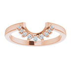 Halo-Style Floral Engagement Ring or Band