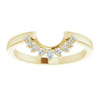 Halo-Style Floral Engagement Ring or Band