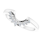 Halo-Style Floral Engagement Ring or Band