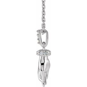 Hand of Buddha Necklace or Pendant