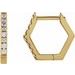 Geometric Huggie Earrings