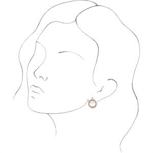 Circle Dangle Earrings