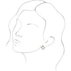 Accented Geometric Earrings