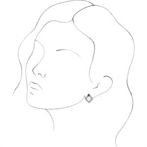 Accented Geometric Earrings