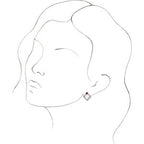 Accented Geometric Earrings