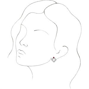 Accented Geometric Earrings