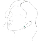 Accented Geometric Earrings