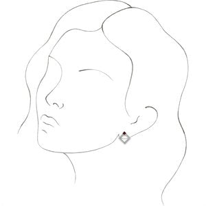 Accented Geometric Earrings