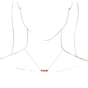 Geometric Bar Necklace or Center