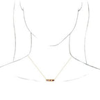 Geometric Bar Necklace or Center