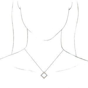 Accented Geometric Necklace or Pendant