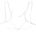 Curved Bar Necklace or Center