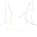 Accented Sideways Cross Necklace