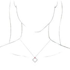 Accented Geometric Necklace or Pendant