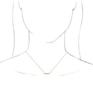 Accented Bar Necklace or Center