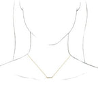 Accented Bar Necklace or Center