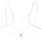 Accented Geometric Necklace or Pendant