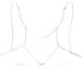 Bezel-Set "V" Necklace or Center