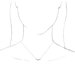 Bezel-Set "V" Necklace or Center