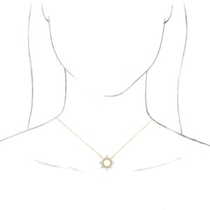 Accented Circle Necklace or Center