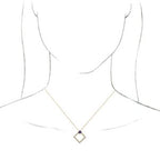Accented Geometric Necklace or Pendant
