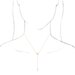 Triangle & Bar Y Necklace
