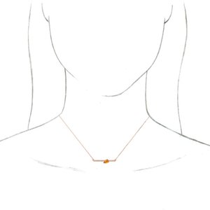 Accented Bar Necklace or Center