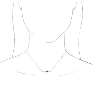 Accented Bar Necklace or Center