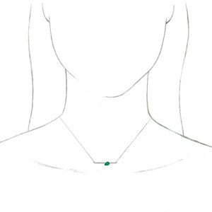 Accented Bar Necklace or Center