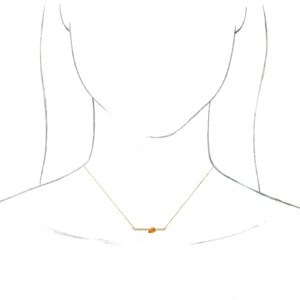 Accented Bar Necklace or Center
