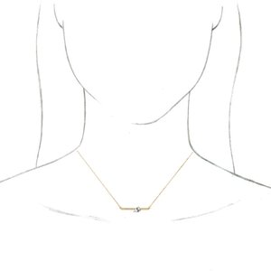 Accented Bar Necklace or Center