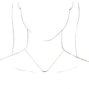 Accented Bar Necklace or Center