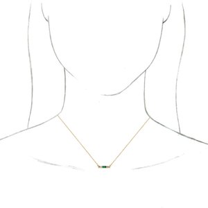 Accented Bar Necklace or Center