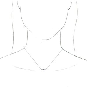 Accented Bar Necklace or Center
