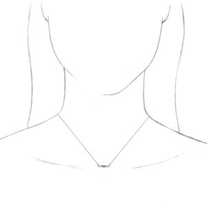 Accented Bar Necklace or Center