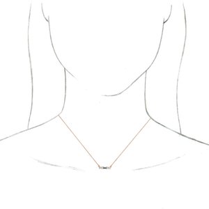 Accented Bar Necklace or Center