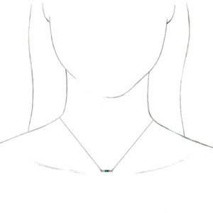 Accented Bar Necklace or Center