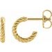 Rope Hoop Earrings
