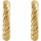 Rope Hoop Earrings