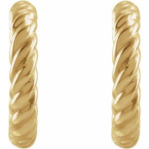 Rope Hoop Earrings