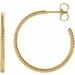 Rope Hoop Earrings