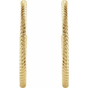 Rope Hoop Earrings