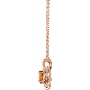 Halo-Style Necklace or Pendant