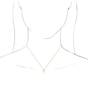 Crescent Necklace or Pendant