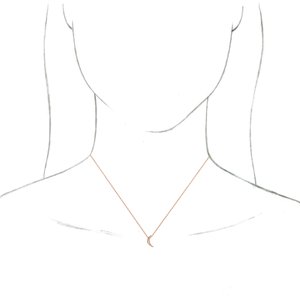 Crescent Necklace or Pendant