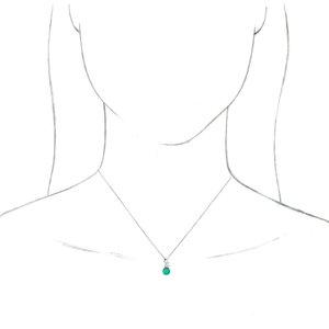 Accented Floral Necklace or Pendant