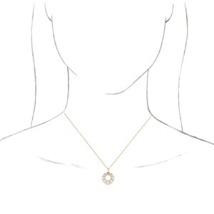 Halo-Style Necklace or Pendant